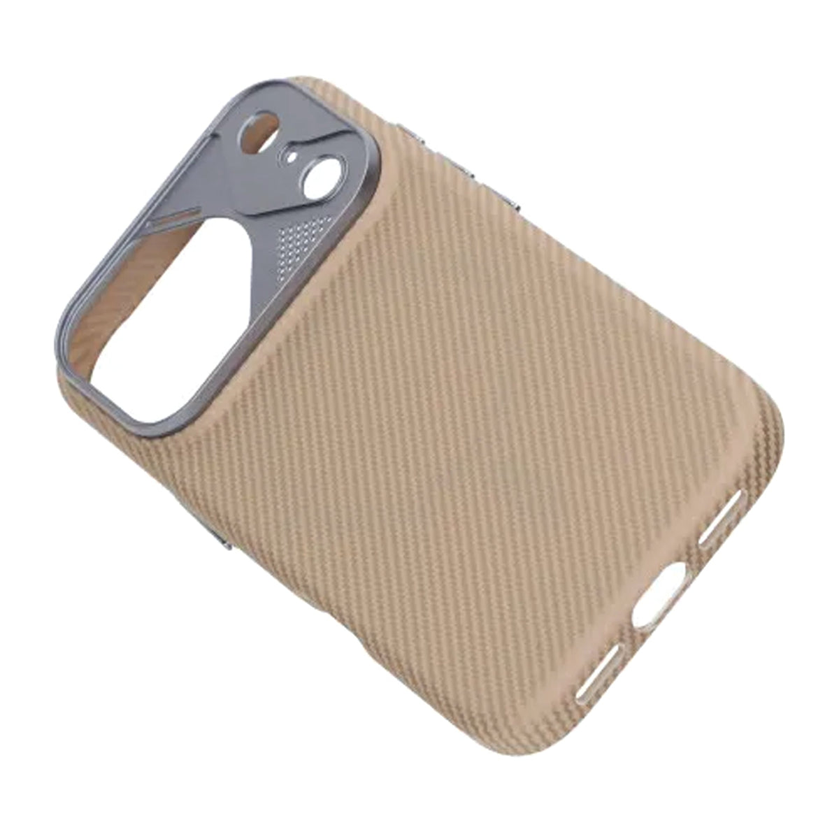 iPhone 17 Pro Kuori Kolfibermönster MagSafe Beige