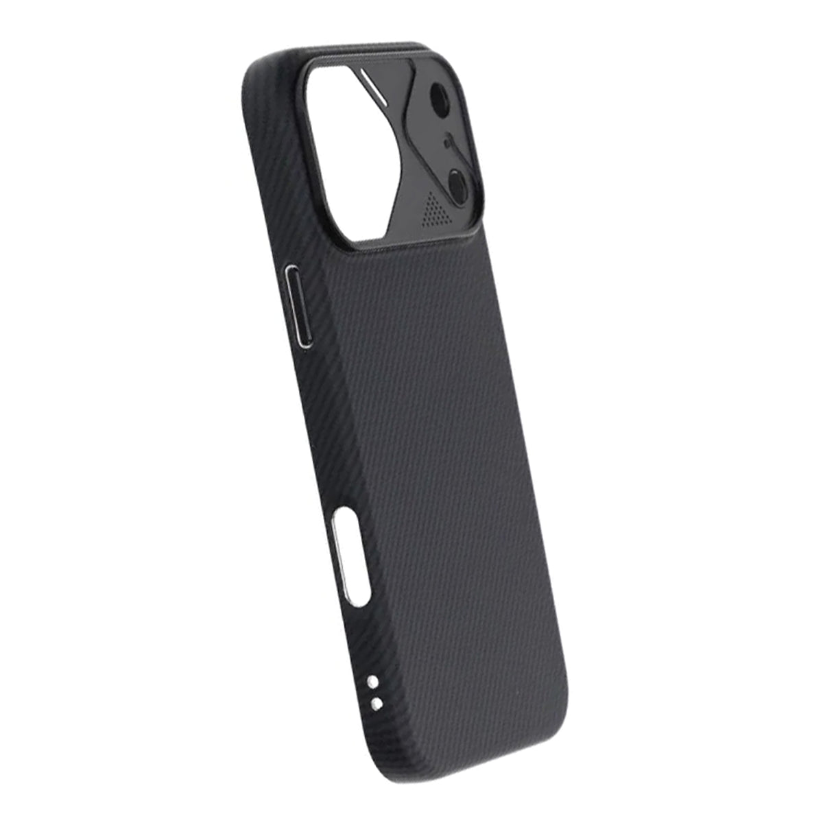 iPhone 17 Pro Max Kuori hiilikuitukuvio MagSafe Musta