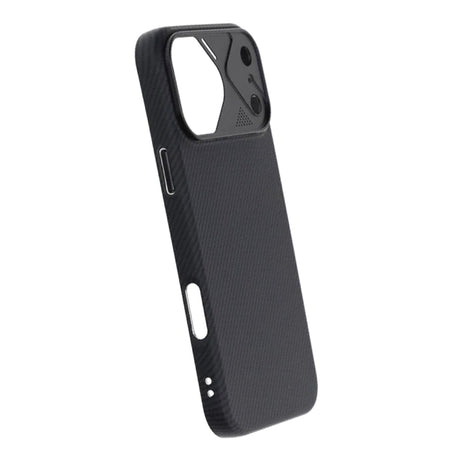 iPhone 17 Pro Max Kuori hiilikuitukuvio MagSafe Musta