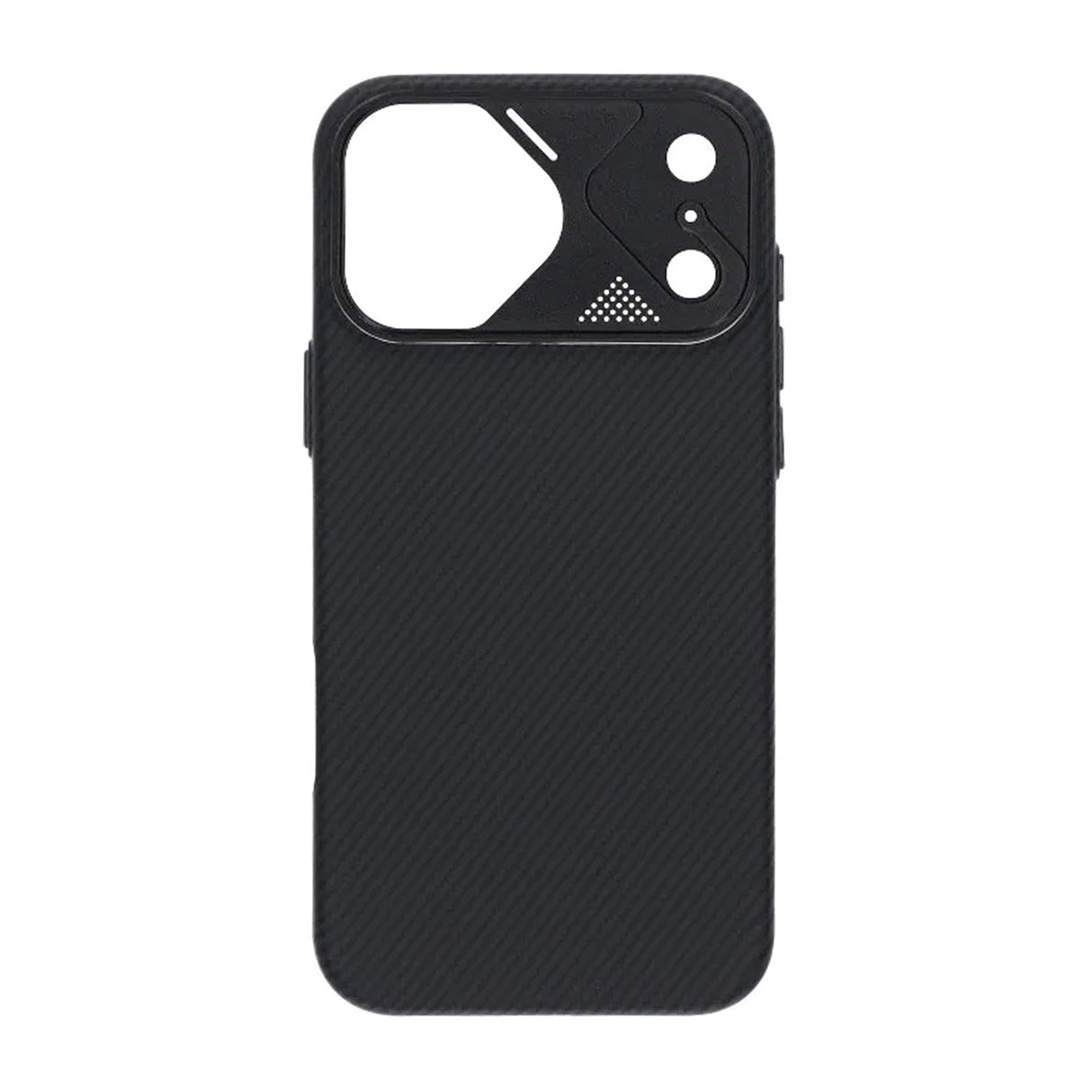 iPhone 17 Pro Max Kuori hiilikuitukuvio MagSafe Musta