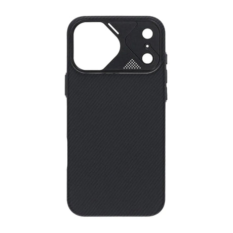 iPhone 17 Pro Max Kuori hiilikuitukuvio MagSafe Musta