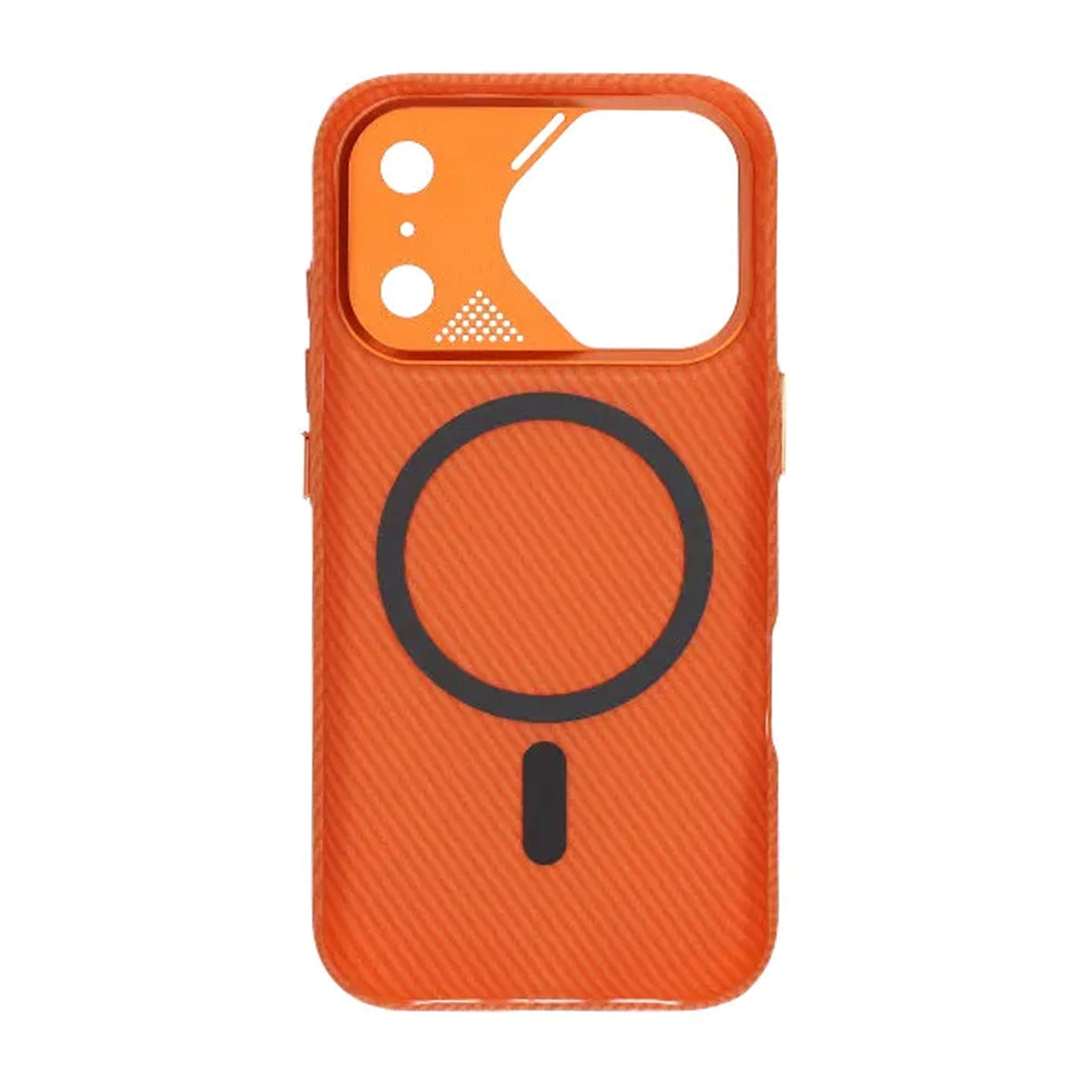 iPhone 17 Pro Kuori Kolfibermönster MagSafe Oranssi