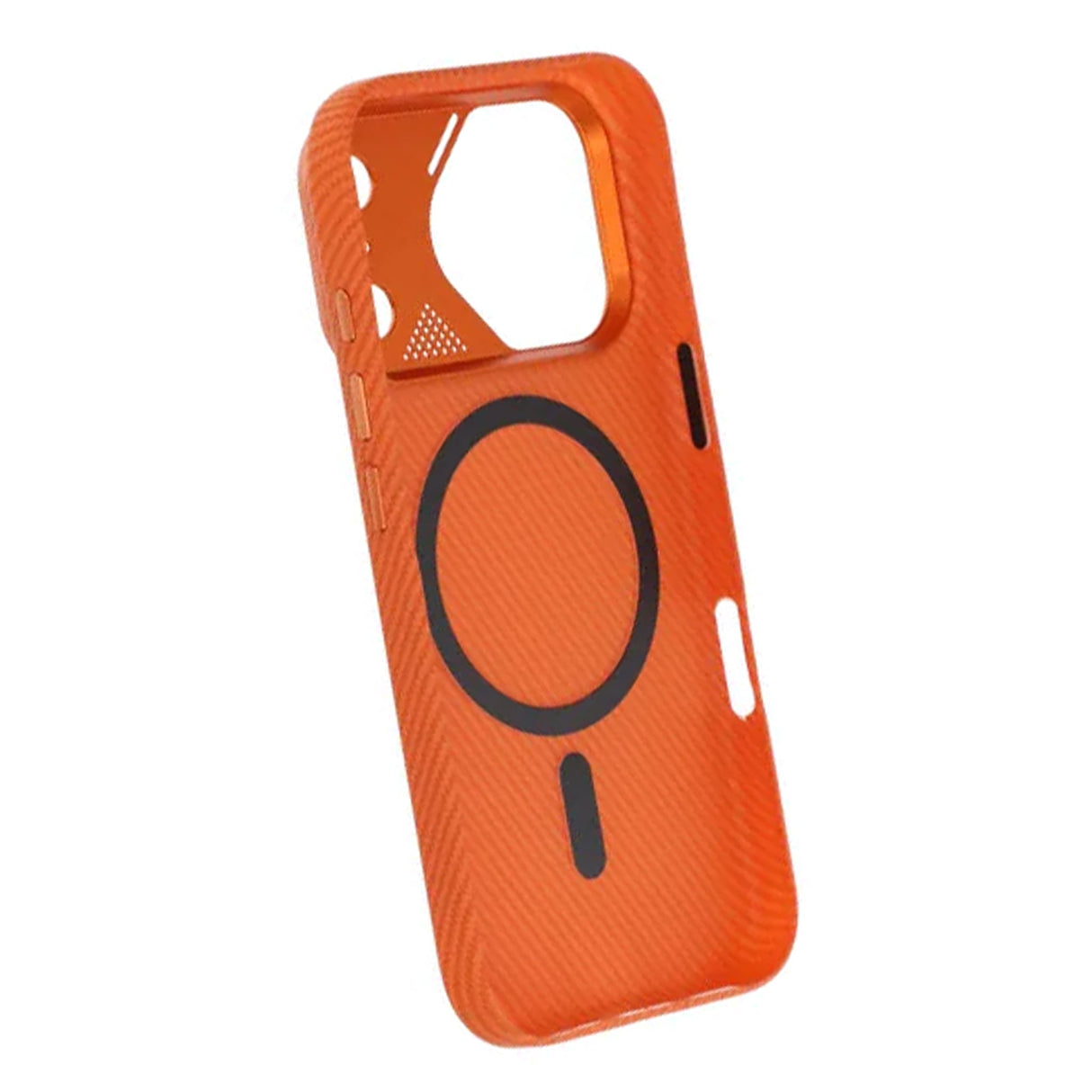 iPhone 17 Pro Kuori Kolfibermönster MagSafe Oranssi