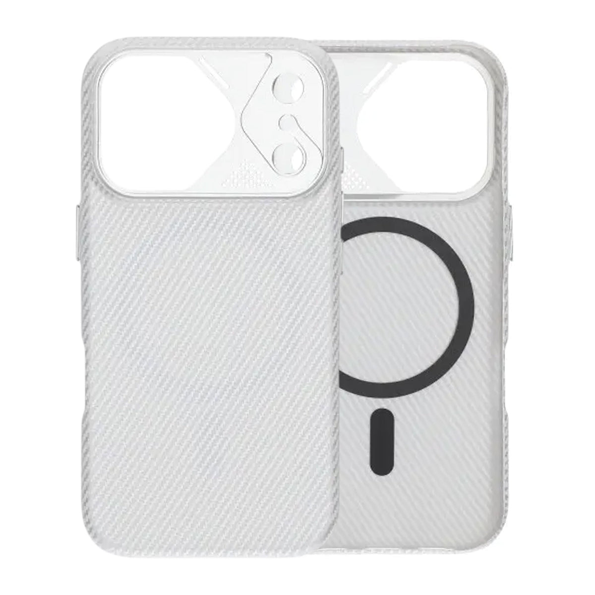 iPhone 17 Pro Kuori Kolfibermönster MagSafe Hopea