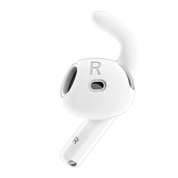 KeyBudz AirPods 4 EarBuddyz -korvakoukut, valkoinen