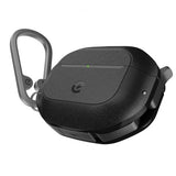 KeyBudz AirPods 4 -kuori, ElementProof Series, Carbon Black