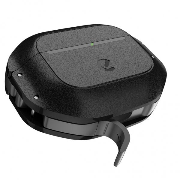KeyBudz AirPods 4 -kuori, ElementProof Series, Carbon Black