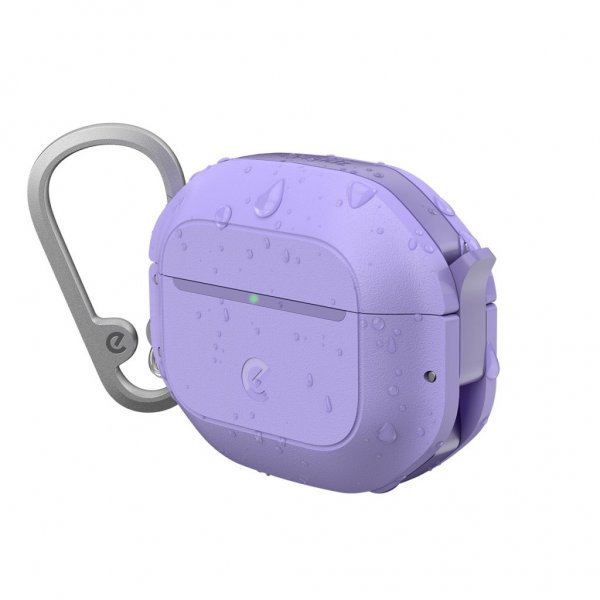KeyBudz AirPods 4 -kuoret, ElementProof-sarja, Wild Lavender