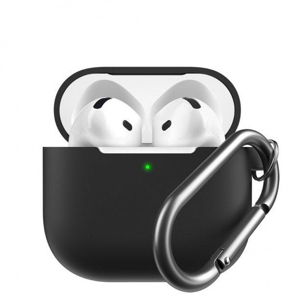 KeyBudz AirPods 4 Elevate Series Kuori, Musta