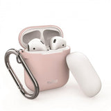 Puro AirPods 1/2 kuori Icon vaaleanpunainen