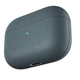 KeyBudz AirPods Pro -kotelo PodSkinz, aitoa nahkaa, liuskekivi