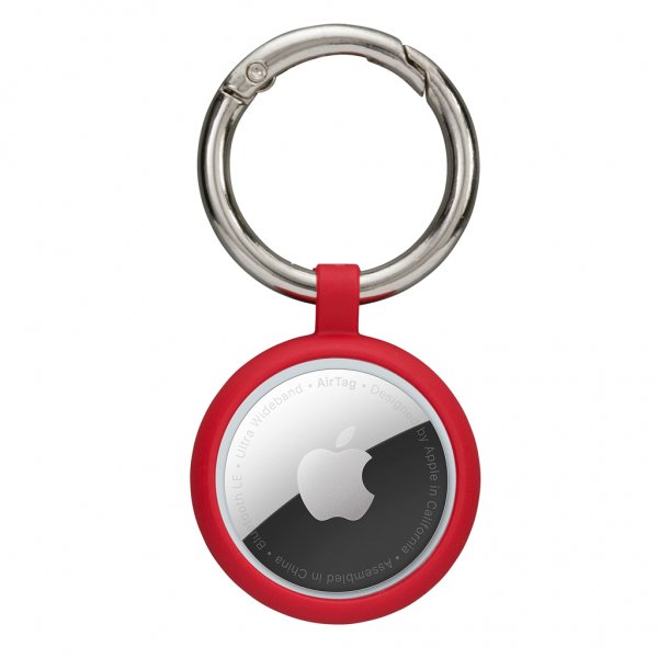 dbramante1928 Apple AirTag-pidike Greenland Key Ring Candy Red