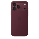 Apple Alkuperäinen iPhone 18 Pro Max Kuori silikonikotelo MagSafe Viininpunainen