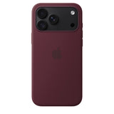 Apple Alkuperäinen iPhone 18 Pro Max Kuori silikonikotelo MagSafe Viininpunainen