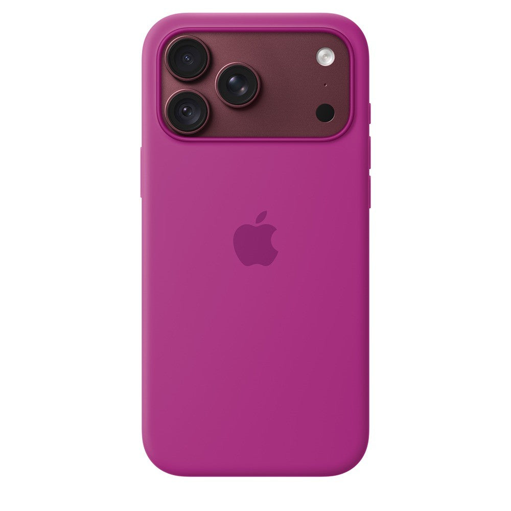 Apple Original iPhone 18 Pro Max Kuori Silicone Case MagSafe Magenta