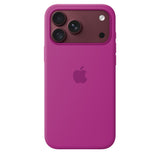 Apple Original iPhone 18 Pro Max Kuori Silicone Case MagSafe Magenta
