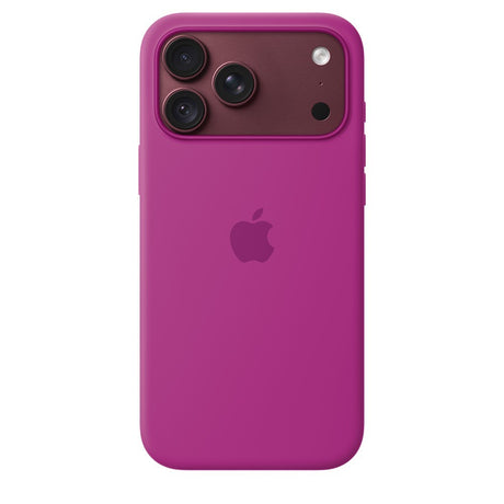 Apple Original iPhone 18 Pro Max Kuori Silicone Case MagSafe Magenta