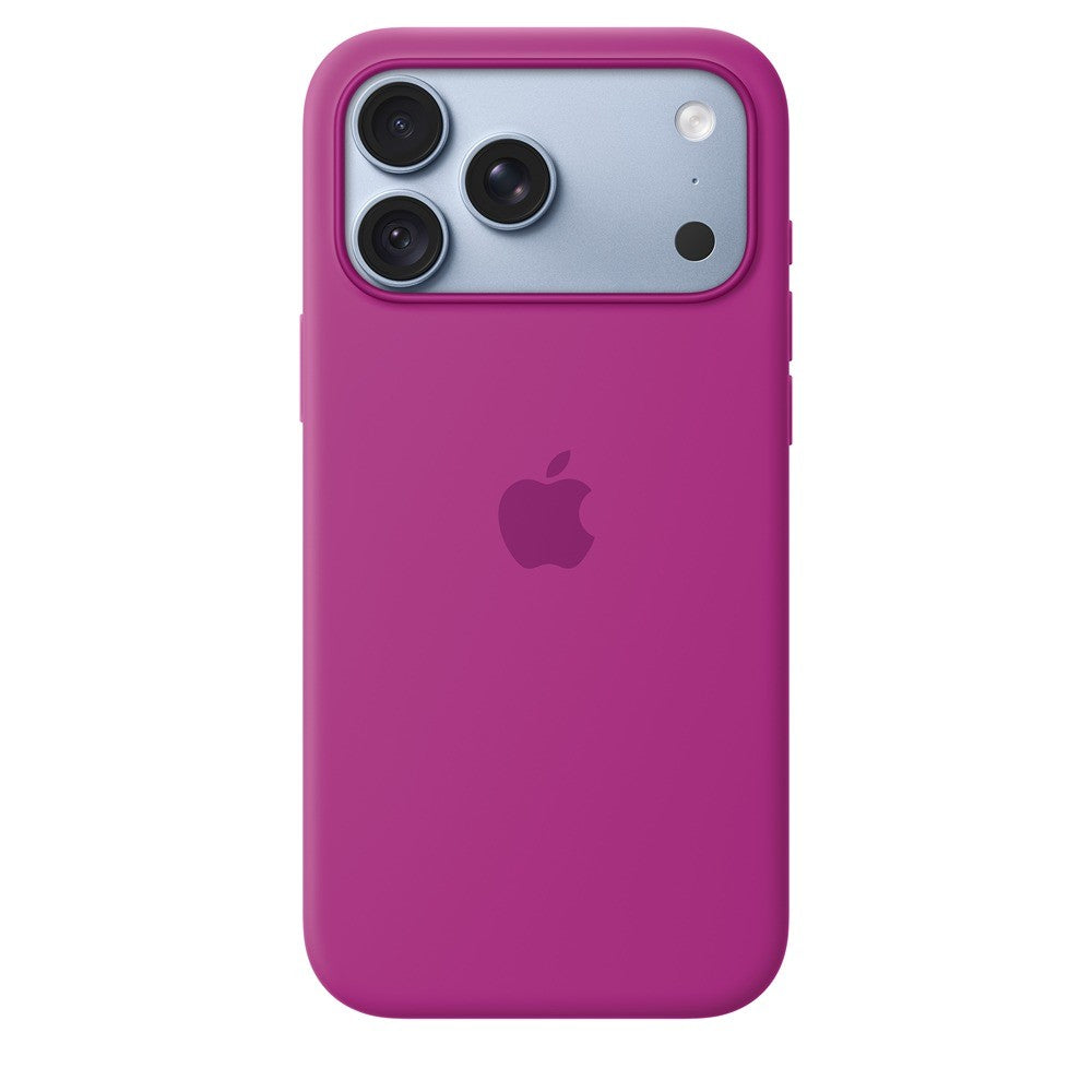 Apple Original iPhone 18 Pro Max Kuori Silicone Case MagSafe Magenta