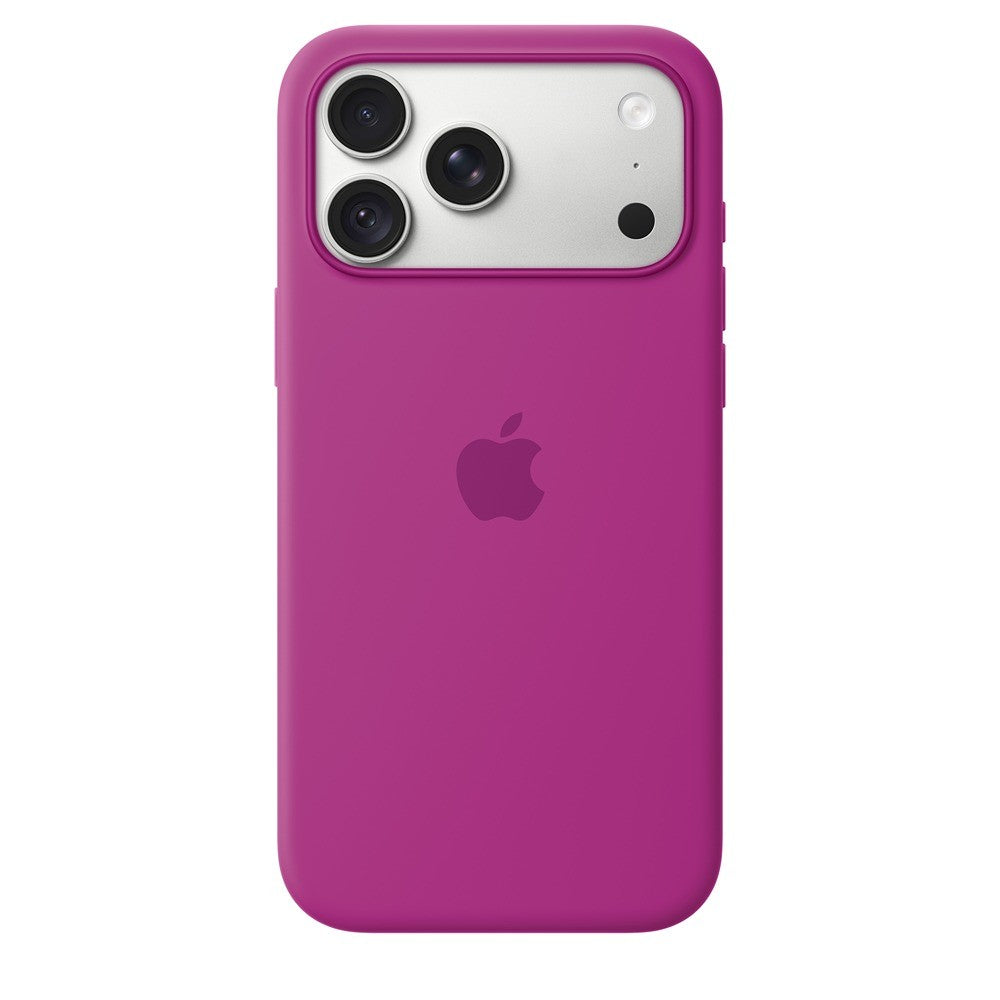 Apple Original iPhone 18 Pro Max Kuori Silicone Case MagSafe Magenta