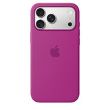 Apple Original iPhone 18 Pro Max Kuori Silicone Case MagSafe Magenta