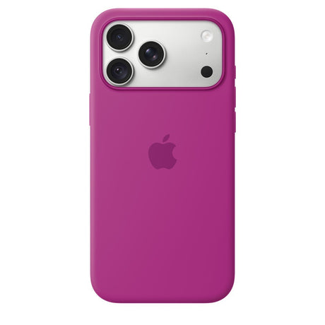 Apple Original iPhone 18 Pro Max Kuori Silicone Case MagSafe Magenta