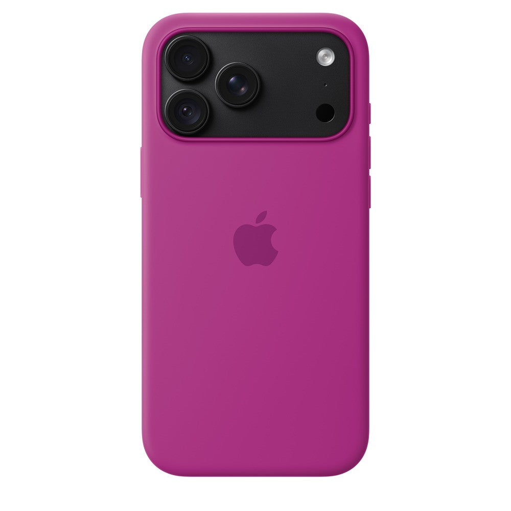 Apple Original iPhone 18 Pro Max Kuori Silicone Case MagSafe Magenta