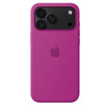Apple Original iPhone 18 Pro Max Kuori Silicone Case MagSafe Magenta