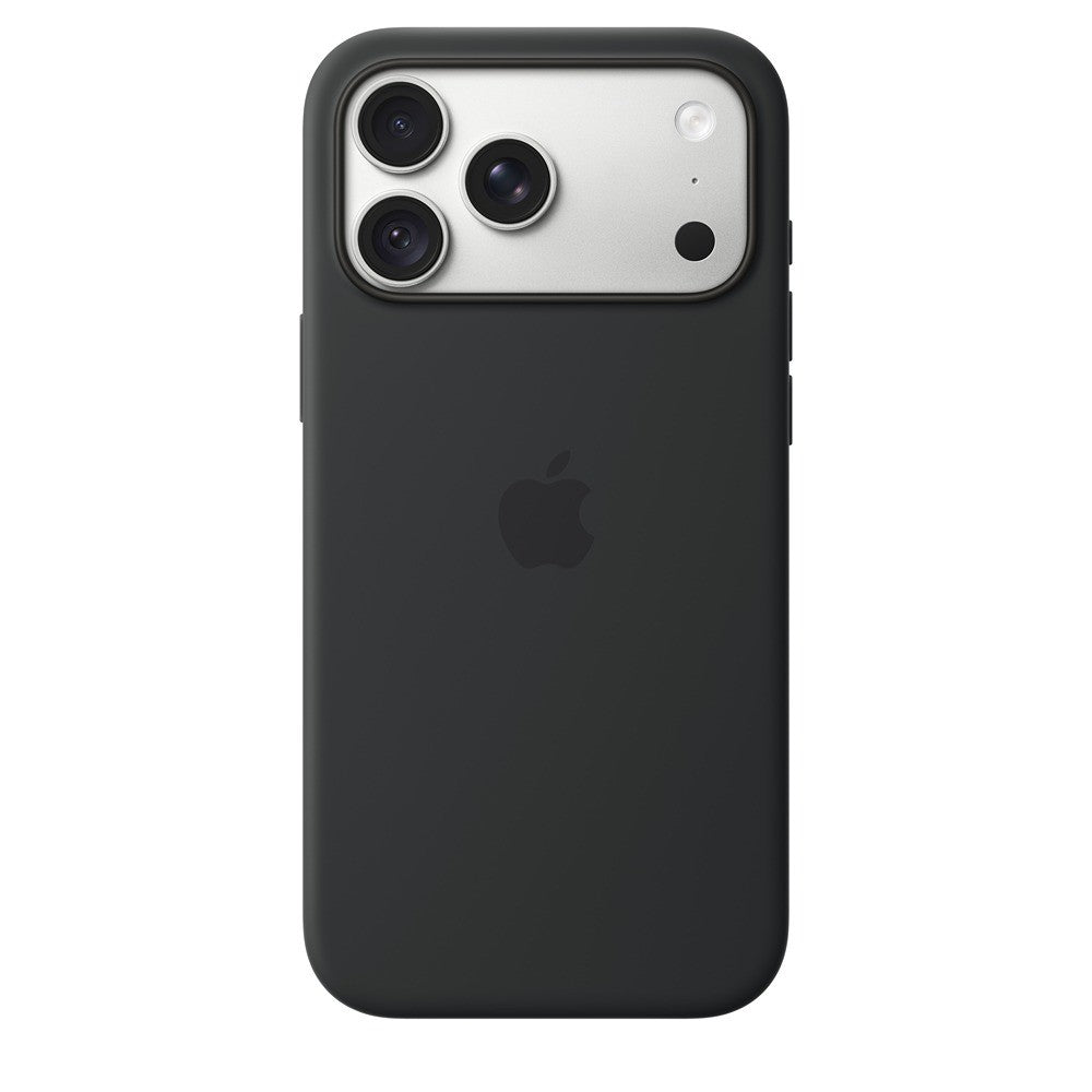 Apple Alkuperäinen iPhone 18 Pro Max Kuori silikonikotelo MagSafe Musta