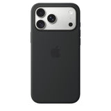 Apple Alkuperäinen iPhone 18 Pro Max Kuori silikonikotelo MagSafe Musta