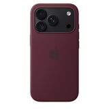 Apple Alkuperäinen iPhone 18 Pro Kuori silikonikotelo MagSafe Viininpunainen