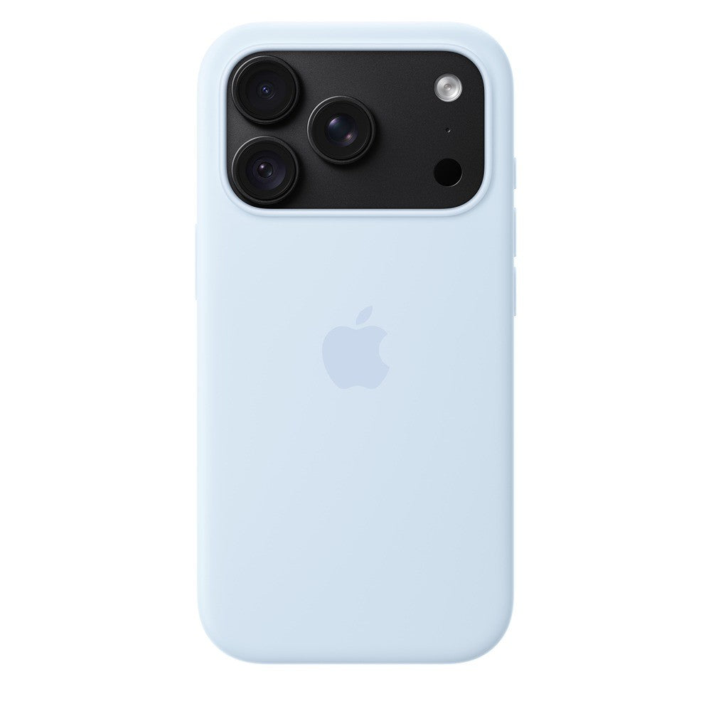 Apple Original iPhone 18 Pro Kuori Silicone Case MagSafe Crisp Blue