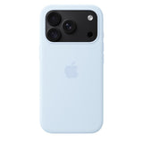 Apple Original iPhone 18 Pro Kuori Silicone Case MagSafe Crisp Blue