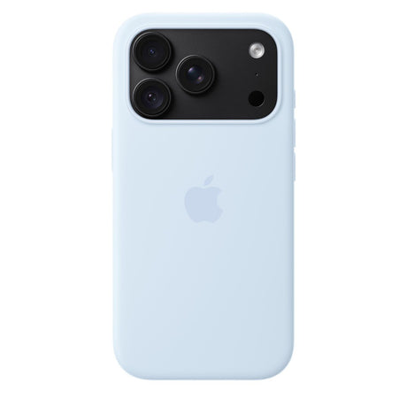 Apple Original iPhone 18 Pro Kuori Silicone Case MagSafe Crisp Blue