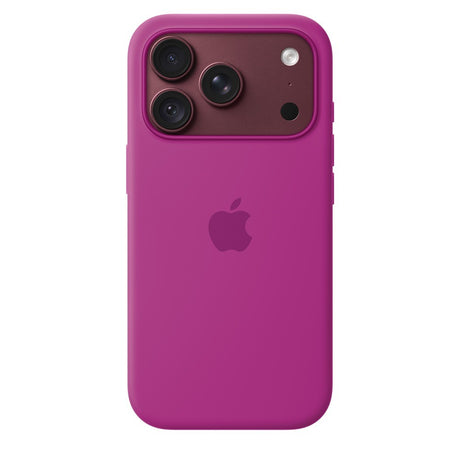 Apple Alkuperäinen iPhone 18 Pro Kuori silikonikotelo MagSafe Magenta