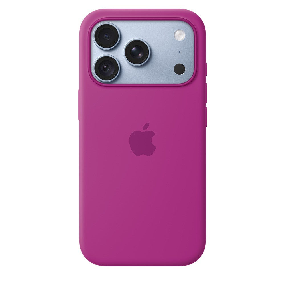 Apple Alkuperäinen iPhone 18 Pro Kuori silikonikotelo MagSafe Magenta