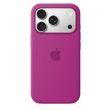 Apple Alkuperäinen iPhone 18 Pro Kuori silikonikotelo MagSafe Magenta