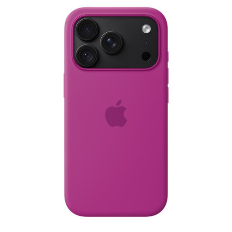 Apple Alkuperäinen iPhone 18 Pro Kuori silikonikotelo MagSafe Magenta