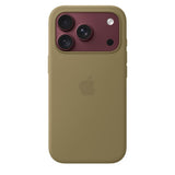 Apple Alkuperäinen iPhone 18 Pro Kuori silikonikotelo MagSafe Oliivi