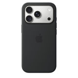 Apple Original iPhone 18 Pro Kuori Silicone Case MagSafe Musta