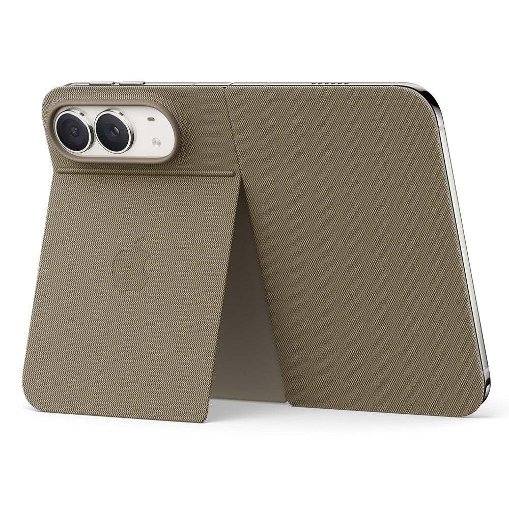 Apple Original iPhone Duo Kuori Folio Kickstand MagSafe Taupe