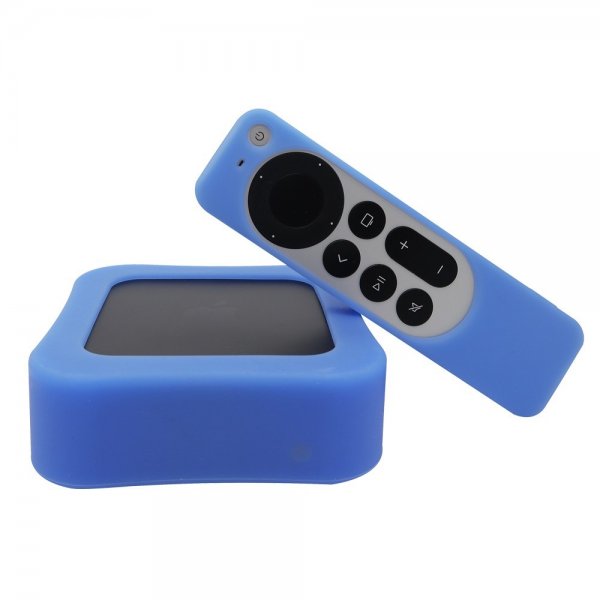 Apple TV 4K 2022 Kuori Silikoni Sininen