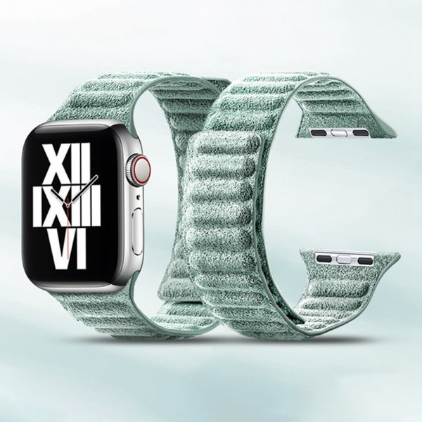 Apple Watch 38/40/41/42mm Ranneke Mokka Vihreä