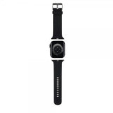 Karl Lagerfeld Apple Watch 38/40/41mm ranneke, kumia, NFT Karl & Choupette, musta