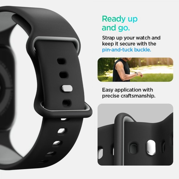 Spigen Apple Watch 40/41/42mm ranneke Nano Pop Black Sesame