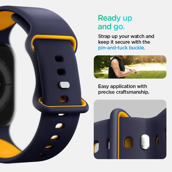 Spigen Apple Watch 40/41/42mm ranneke Nano Pop Blueberry Navy