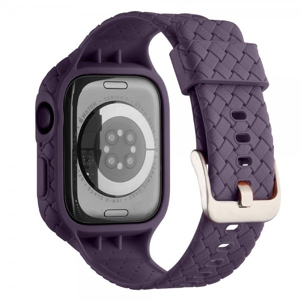 Apple Watch 41mm Ranneke kudottu tekstuuri Violetti