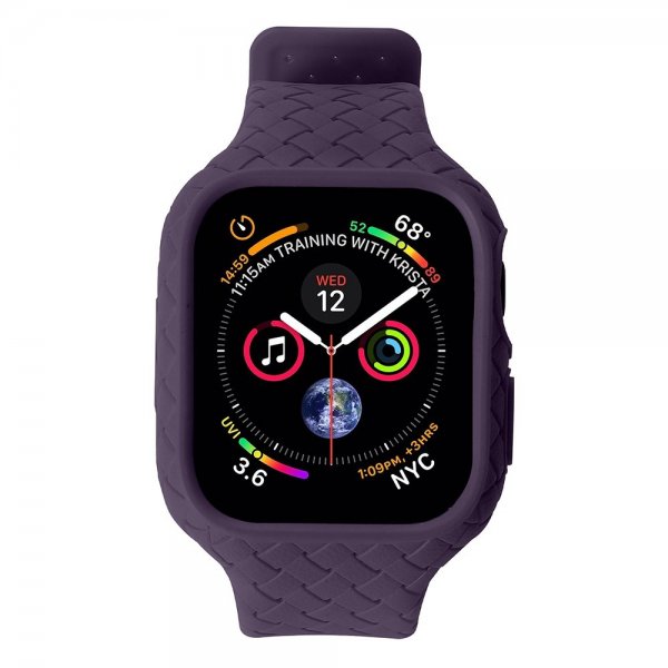 Apple Watch 41mm Ranneke kudottu tekstuuri Violetti