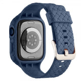 Apple Watch 41mm Ranneke kudottu tekstuuri Tummansininen