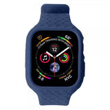 Apple Watch 41mm Ranneke kudottu tekstuuri Tummansininen