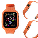 Apple Watch 41mm Ranneke kudottu tekstuuri Oranssi
